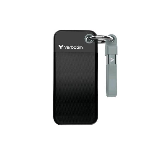 VERBATIM POCKET SSD 2 TB USB-C 3.2 GEN 2 ESTERNO PORTATILE BLACK/GREY