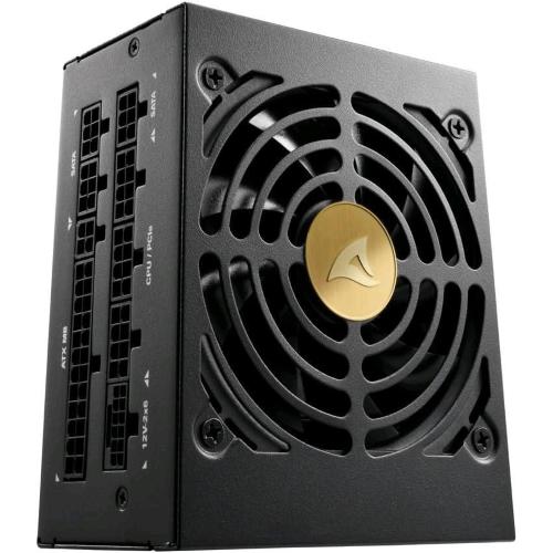 SHARKOON REBEL P20 SFX 750 ALIMENTATORE 750 W ATX 3.1 CYBERNETICS PLATINUM FULLY-MODULAR VENTOLA DA 92mm NERO