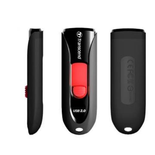 TRANSCEND TS64GJF590K CHIAVETTA USB 2.0 64GB COLORE NERO