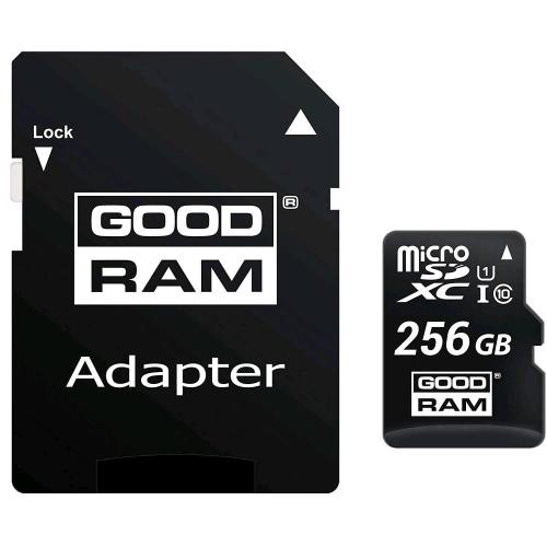 GOODRAM MICRO SD 256GB + ADATTATORE CLASSE 10