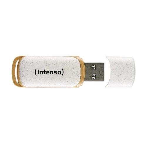 INTENSO GREEN LINE SUPER SPEED CHIAVETTA USB 32GB USB-A 3.2 VELOCITA LETTURA 70 MB/S VELOCITA SCRITTURA: 30 MB/S BIANCO