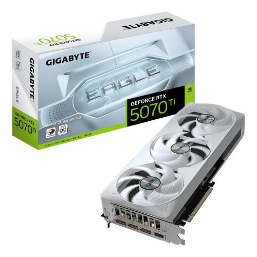 GIGABYTE GEFORCE RTX 5070 Ti EAGLE OC ICE SFF 16GB GDDR7 DLSS4 - TRIPLE FAN