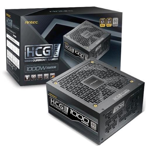 ANTEC HCG1000 PRO PEC ALIMENTATORE HIGH CURRENT GAMER PRO ATX 3.1- 1.000 W 80 PLUS PLATINUM PFC ATTIVO PCIE 5.1