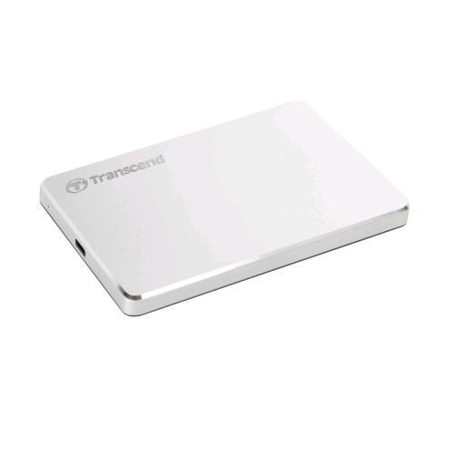 TRANSCEND STOREJET 25C3S HDD ESTERNO 2.000GB INTERFACCIA USB 3.1 GEN 2 COLORE SILVER