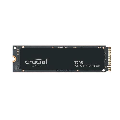 CRUCIAL T705 SSD 2TB M.2 2280 NVMe CRITTOGRAFATO PCI Express 5.0 TCG Opal Encryption 2.01 NERO