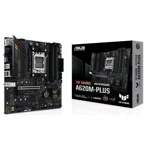 ASUS TUF GAMING A620M-PLUS AMD A620 MATX 4 x DDR5 1 x HDMI 2 x DP