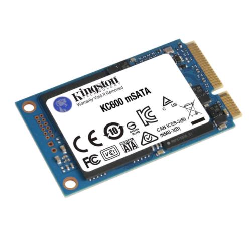 KINGSTON KC600 SSD INTERNO 512GB INTERFACCIA SATAIII 3D TLC FORMATO MSATA