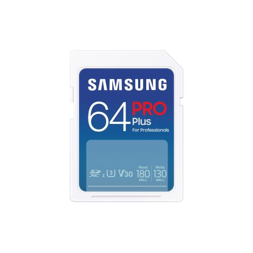 SAMSUNG SD CARD PRO PLUS 64GB V10 U1 100-90MB/S