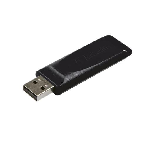 VERBATIM SLIDER CHIAVETTA USB 2.0 16GB NERO