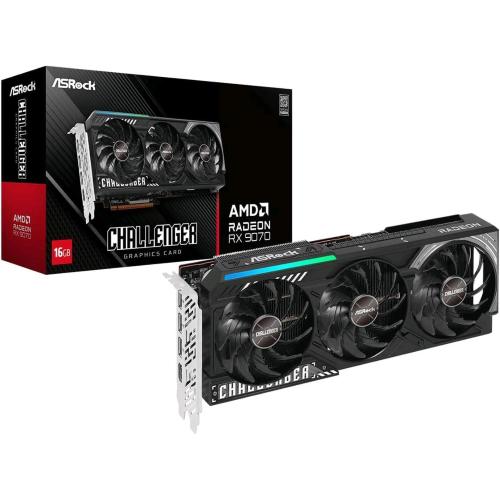 ASROCK CHALLENGER RADEON RX 9070 AMD 16 GB GDDR6 TRIPLE FAN