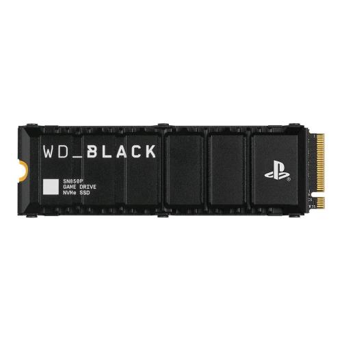 WESTERN DIGITAL BLACK SN850P PS5 SSD 1TB NVMe 2280 PCIe 4.0 x4 CON DISSIPATORE INTEGRATO LICENZA PLAYSTATION