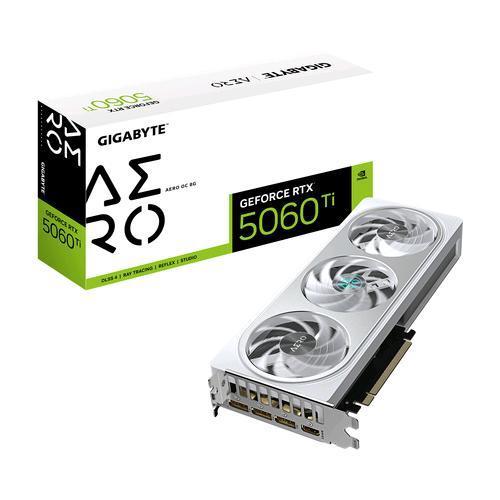 GIGABYTE GEFORCE RTX 5060 TI AERO OC 8G SCHEDA GRAFICA – 8GB GDDR7 BLACKWELL DLSS 4 TRIPLE FAN PCI Express x8 5.0