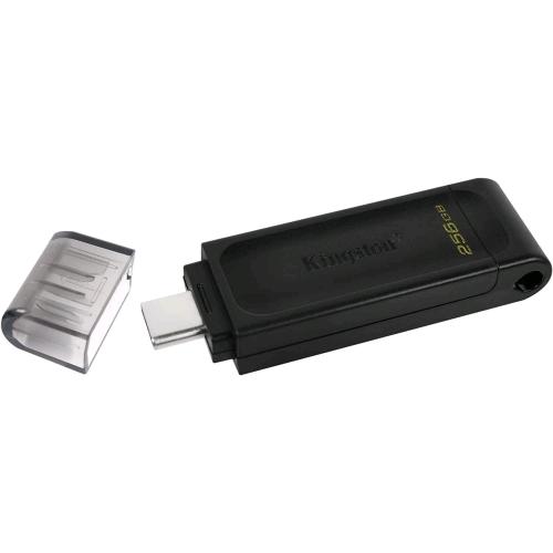 KINGSTON DT70 DATATRAVELER 70 256GB FLASH DRIVE USB-C 3.2 GEN 1