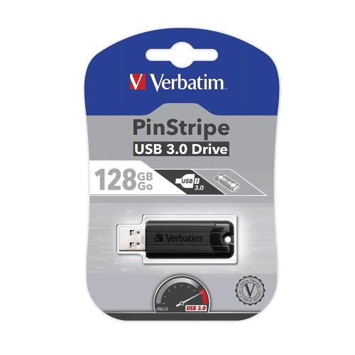 VERBATIM PINSTRIPE 128GB CHIAVETTA USB USB-A 3.0