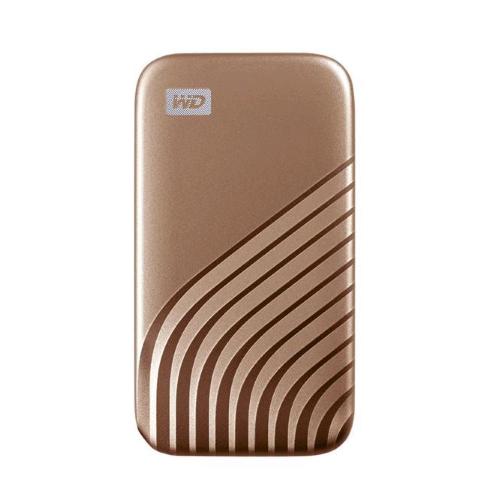 WESTERN DIGITAL MY PASSPORT WDBAGF0020BGD SSD 2.000GB ESTERNO PORTATILE USB-C 3.2 GEN 2 VELOCITA DI LETTURA 1050 MB/S VELOCITA DI SCRITTURA 1000 MB/S ORO