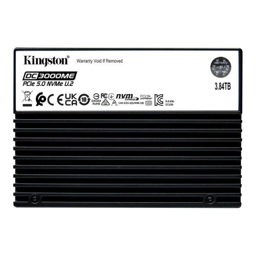 KINGSTON DC3000ME SSD 3.84TB CRITTOGRAFATO 2.5" NVMe U.2 PCIe 5.0 x4 256 bit AES