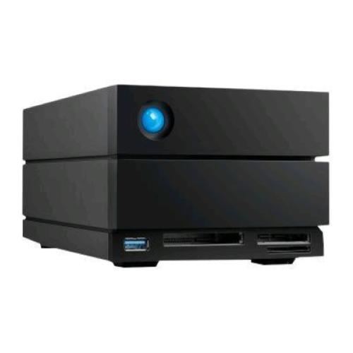 LACIE 2BIG DOCK STLG32000400 ARRAY UNITA' DISCO RIGIDO 32 TB 2 ALLOGGIAMENTI (SATA-600) - HDD 2 x 16 TB THUNDERBOLT 3, USB 3.2 GEN 2 (ESTERNA) NERO