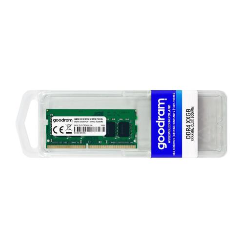 GOODRAM MEMORIA RAM 1X16GB 3.200MHz TECNOLOGIA DDR4 TIPOLOGIA SO-DIMM CL22