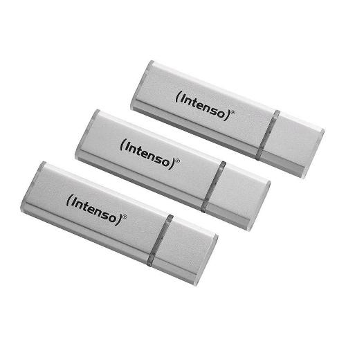 INTENSO CHIAVETTA USB 3x32GB USB 2.0 SILVER