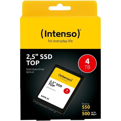 INTENSO TOP SSD 4TB INTERNO SATA III 2.5" 3D NAND