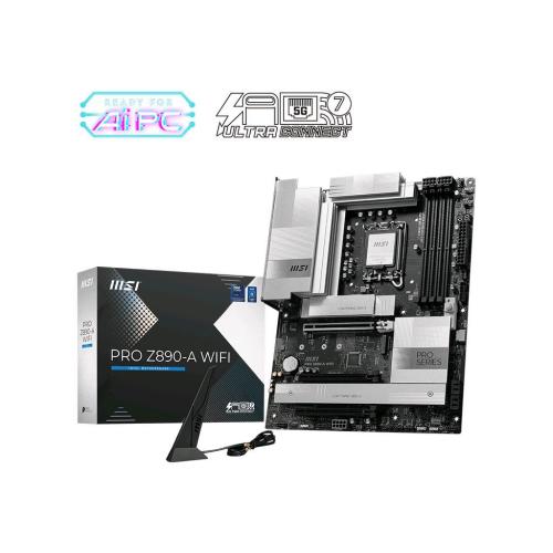 MSI PRO Z890-A WI-FI 7 SCHEDA MADRE INTEL Z890 LGA 1851 (SOCKET V1) 4 x DDR5 ATX
