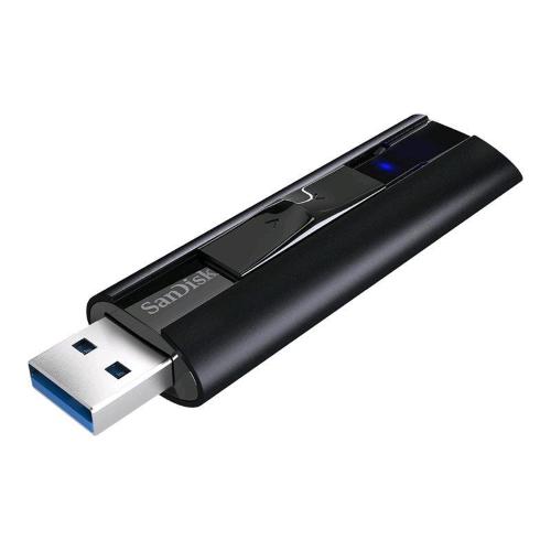 SANDISK EXTREME PRO CHIAVETTA USB 1.000 USB 3.2 VELOCITA DI LETTURA 420 MB/S VELOCITA DI SCRITTURA 380 MB/S BLACK