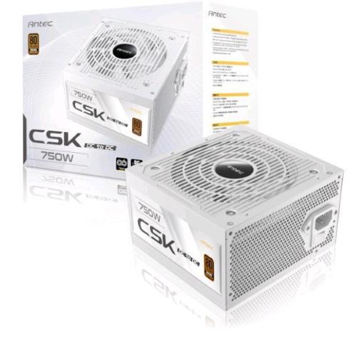 ANTEC CSK-750DC ALIMENTANTORE 750 W 80 PLUS BRONZE PFC ATTIVO PCIe 5.1 ATX BIANCO