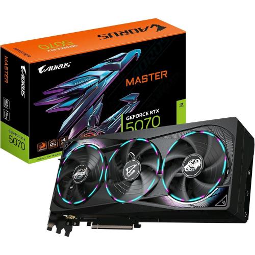 GIGABYTE AORUS GEFORCE RTX 5070 MASTER SCHEDA GRAFICA 12GB GDDR7 PCI Express x16 5.0 TRIPLE FAN
