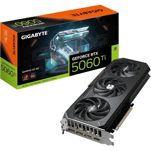 GIGABYTE GEFORCE RTX 5060 Ti GAMING OC 8 GB GDDR7 DLSS 4 PCI-E 5.0 TRIPLE FAN