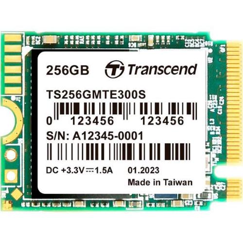 TRANSCEND TS256GMTE300S 256GB M2 2242 NVMe Express 3.0 3D NAND NVMe LETTURA 2.000 MB/s-SCRITTURA 950 MB/s