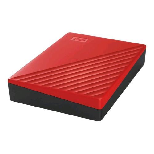 WESTERN DIGITAL MY PASSPORT HDD 4.000GB ESTERNO USB 3.0 ROSSO