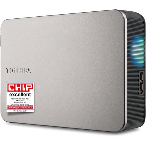 TOSHIBA CANVIO FLEX HDD ESTERNO 4TB USB TIPO A 3.2 GEN 1 (3.1 GEN 1) ARGENTO