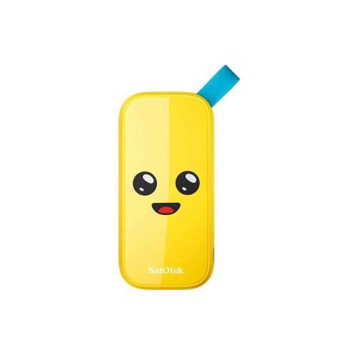 SANDISK FORTNITE PEELY EDITION SSD 2TB USB 3.2 Gen 2 ESTERNO PORTATILE GIALLO
