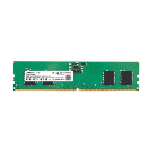 TRANSCEND JM4800ALG-8G MEMORIA RAM 1x8GB 4.800HHz TECNOLOGIA DDR5 TIPOLOGIA DIMM 288-PIN CL40