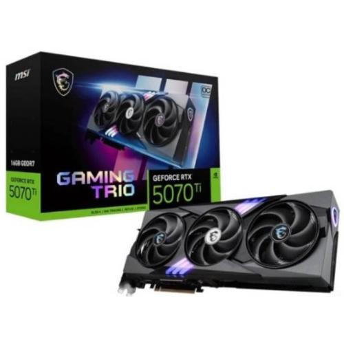 MSI MICROSTAR VGA MSI RTX 5070TI GAMING TRIO OC 16GB GDDR7 256BIT 1H/3DP