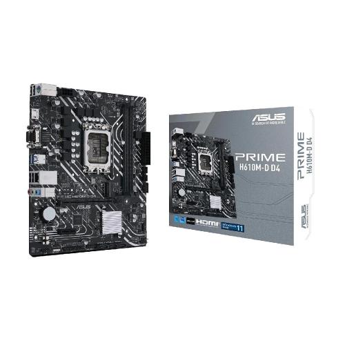 ASUS PRIME H610M-D D4 SCHEDA MADRE FORM MICRO ATX CHIPSET INTEL H610 SOCKET LGA 1700