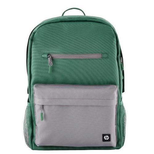 HP CAMPUS GREEN BACKPACK ZAINO PER NOTEBOOK FINO A 15.6" 3 SCOMPARTI BICOLORE GRIGIO/VERDE
