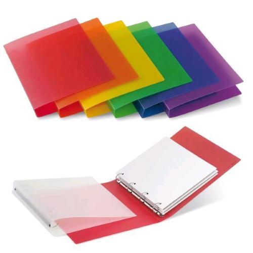 SEI ROTA MYTO RACCOGLITORE 4 ANELLI TONDI 17MM IN PP 22X300MM A4 DORSO 2.5CM COL. GIALLO