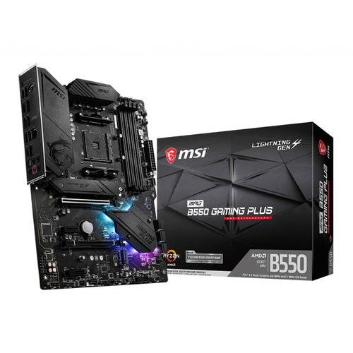 MSI MPG B550 GAMING PLUS SCHEDA MADRE FORM ATX CHIPSET AMD B550 SOCKET AM4