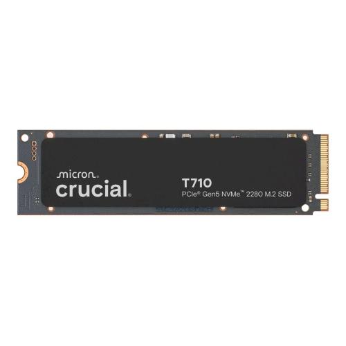 CRUCIAL T710 SSD 1TB M.2 2280 NVMe CRITTOGRAFATO PCI Express 5.0 TCG Opal Encryption 2.01 NERO