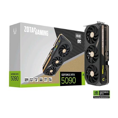 ZOTAC GAMING GEFORCE RTX 5090 SOLID OC NVIDIA 32 GB GDDR7 DLSS4 TRIPLE FAN