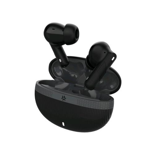 CELLY FEATSOUND ARICOLARI IN-EAR TRUE WIRELESS ANC CANCELLAZIONE ATTIVA DEL RUMORE CON CUSTODIA DI RICARICA USB-C NERO