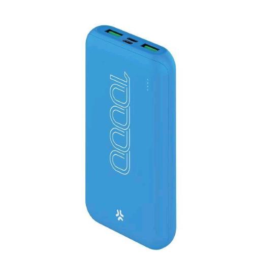 CELLY POWERBANK ENERGY 10.000mAh 2 x USB-A 1 x USB-C 1 x MICRO USB