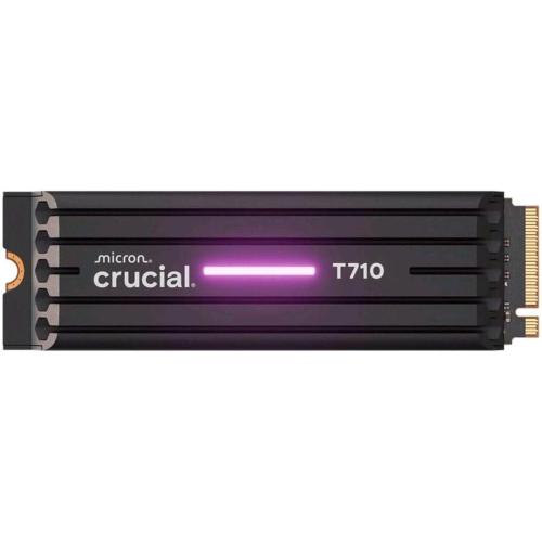 CRUCIAL T710 SSD 1TB INTERNO M.2 2280 NVME PCI EXPRESS 5.0 CRITTOGRAFATO TCG OPAL ENCRYPTION 2.01 - DISSIPATORE INTEGRATO NERO