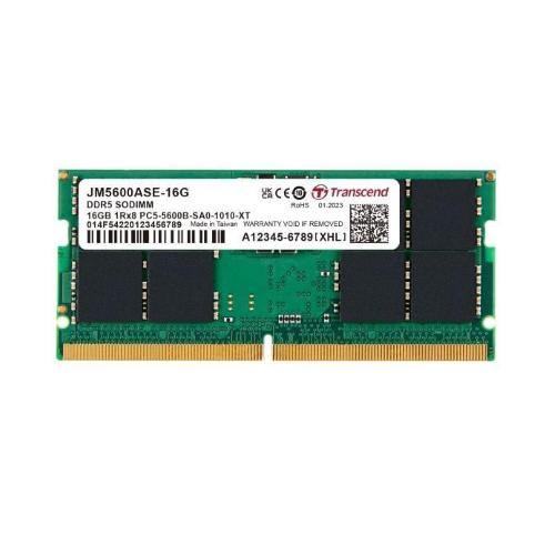 TRANSCEND JETRAM 16GB DDR5 5.600MHz CL 46 SO-DIMM DATA INTEGRITY CHECK