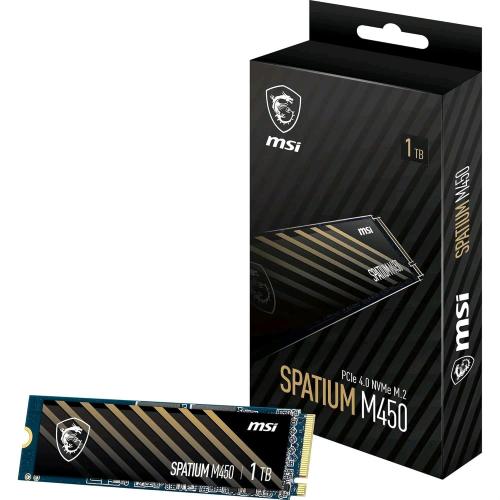MSI SPATIUM M450 SSD 1TB M.2 NVMe PCI Express 4.0 3D NAND