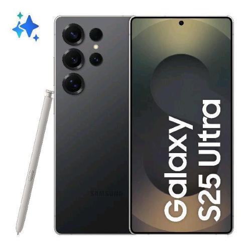 SAMSUNG S938 GALAXY S25 ULTRA 5G DUAL SIM Ai 6.9" OCTA CORE 256GB RAM 12GB 5G ITALIA TITANIUM BLACK