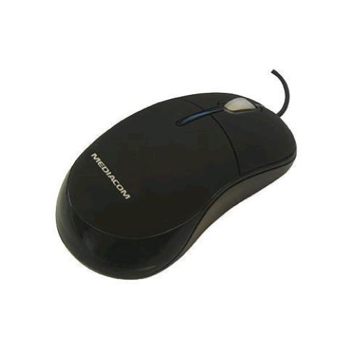MEDIACOM 100/MEB32 MOUSE STANDARD OTTICO INTERFACCIA USB/PS2 800 DPI COLORE NERO