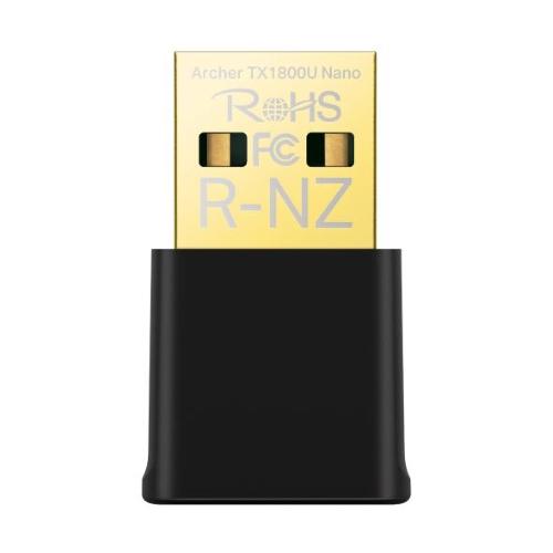 TP-LINK ARCHER TX1800U NANO ADATTATORE DI RETE USB 2.0 WI-FI 6 DUAL BAND 2.4/5GHz MU-MIMO