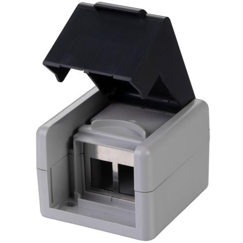 Scatola a Muro per 2 Frutti Keystone Slim IP44